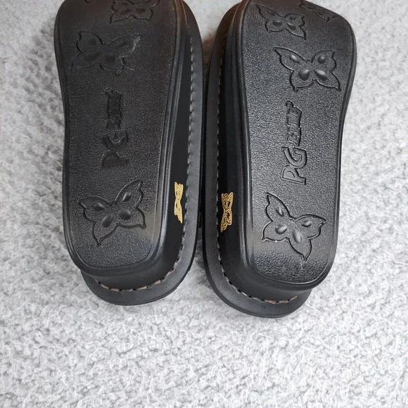 Alegria Classic Clog Sandal Women EU 36 / US 6 Bronze Metallic Leather ALG-201 - Picture 15 of 16